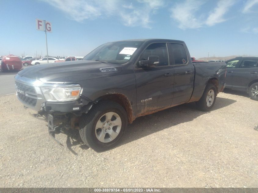 2022 RAM 1500 LONE STAR VIN: 1C6RREBT2NN231808