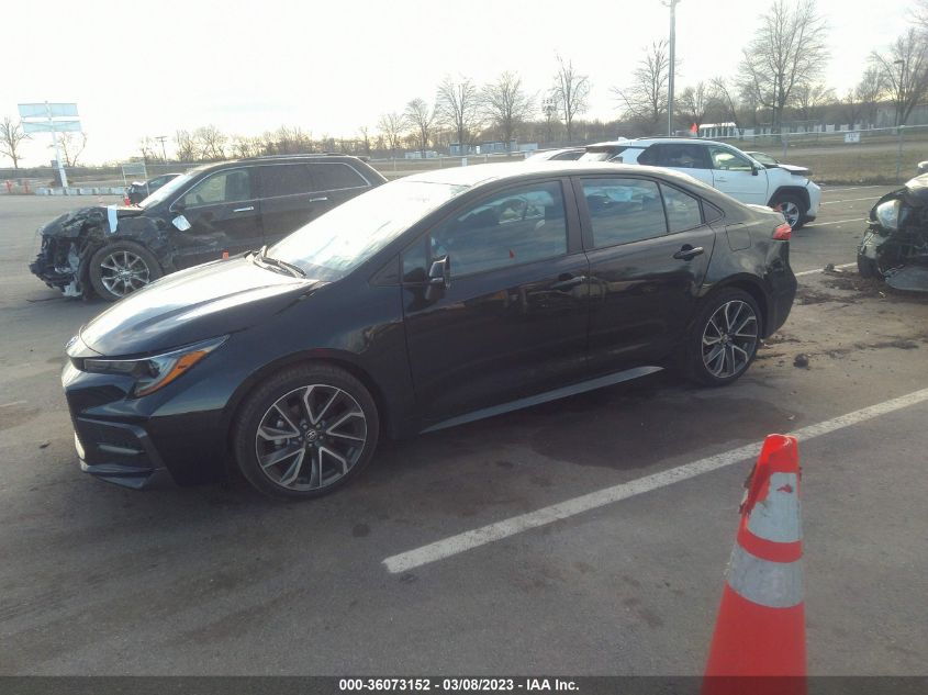 2022 TOYOTA COROLLA SE/SE NIGHTSHADE/APEX SE VIN: 5YFS4MCE5NP126993