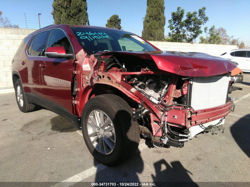 2022 CHEVROLET TRAVERSE LT CLOTH VIN: 1GNERGKW0NJ151368