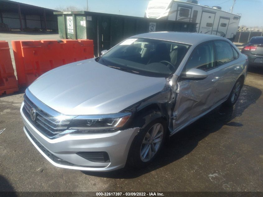 2021 VOLKSWAGEN PASSAT 2.0T S VIN: 1VWAA7A38MC013079