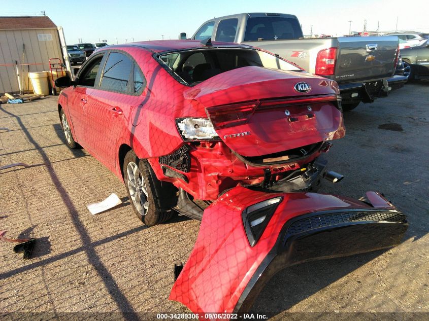 2021 KIA FORTE LXS VIN: 3KPF24AD3ME337823