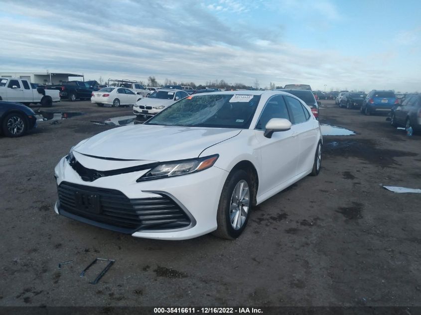 2022 TOYOTA CAMRY LE VIN: 4T1C11AK4NU700518