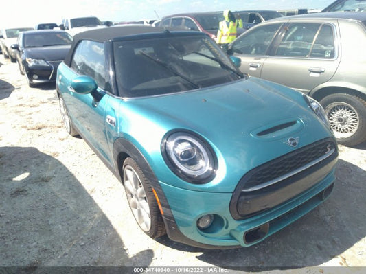 2021 MINI CONVERTIBLE COOPER S VIN: WMWWJ5C04M3M08373
