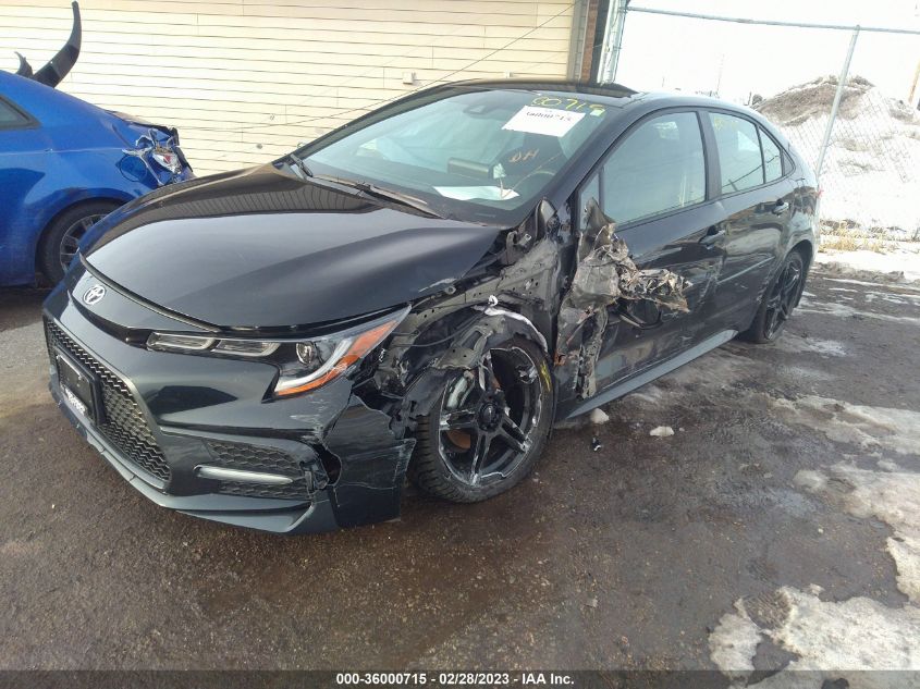 2022 TOYOTA COROLLA SE/SE NIGHTSHADE/APEX SE VIN: 5YFS4MCE6NP119843