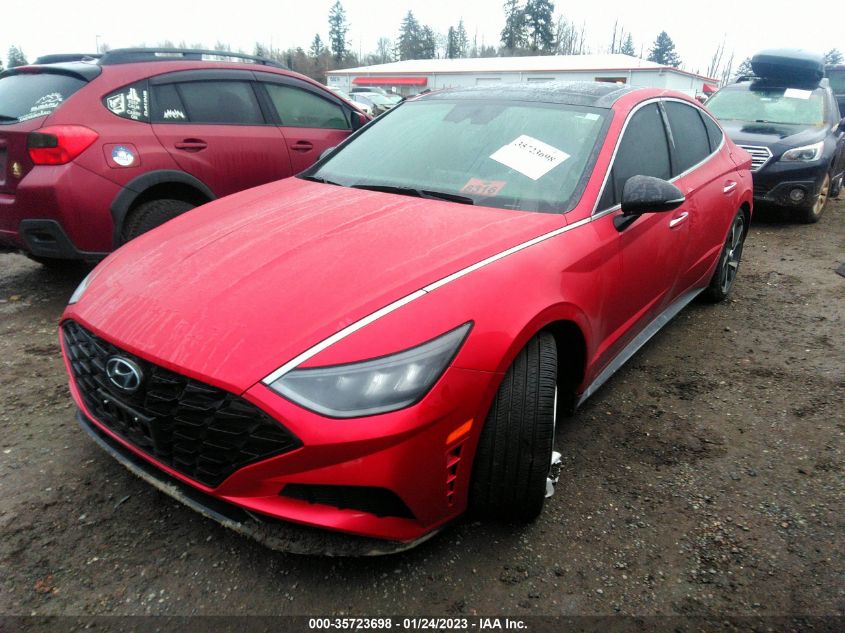 2022 HYUNDAI SONATA SEL PLUS VIN: 5NPEJ4J23NH140922