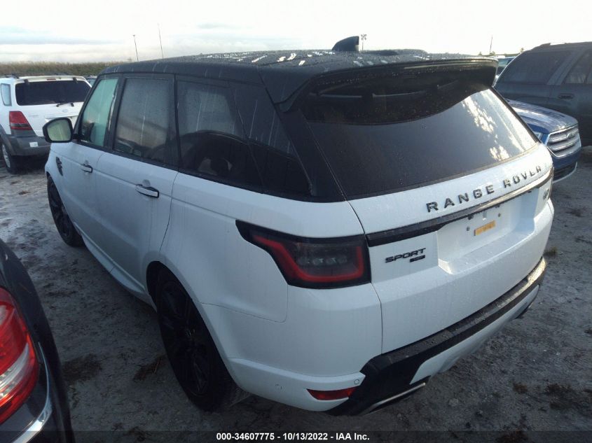 2022 LAND ROVER RANGE ROVER SPORT HST VIN: SALWS2RU2NA209448