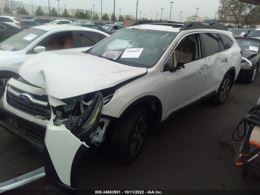 2022 SUBARU OUTBACK LIMITED VIN: 4S4BTANC1N3228177