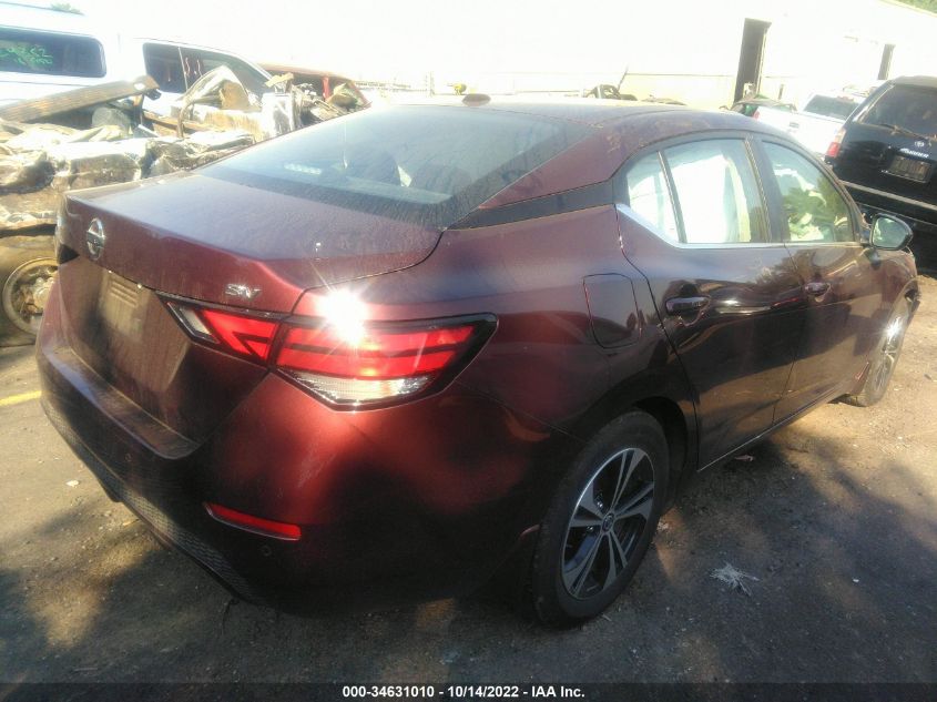 2022 NISSAN SENTRA SV VIN: 3N1AB8CV1NY229145