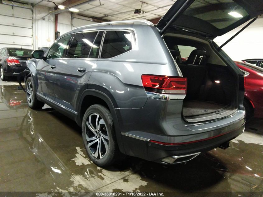 2021 VOLKSWAGEN ATLAS 3.6L V6 SEL PREMIUM VIN: 1V2TR2CA8MC511249
