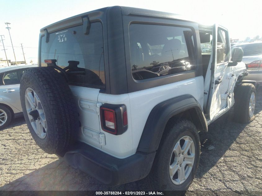 2021 JEEP WRANGLER SPORT S VIN: 1C4GJXAN8MW579966