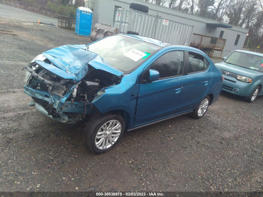 2022 MITSUBISHI MIRAGE G4 ES/LE/BLACK EDITION VIN: ML32FUFJ9NHF05614