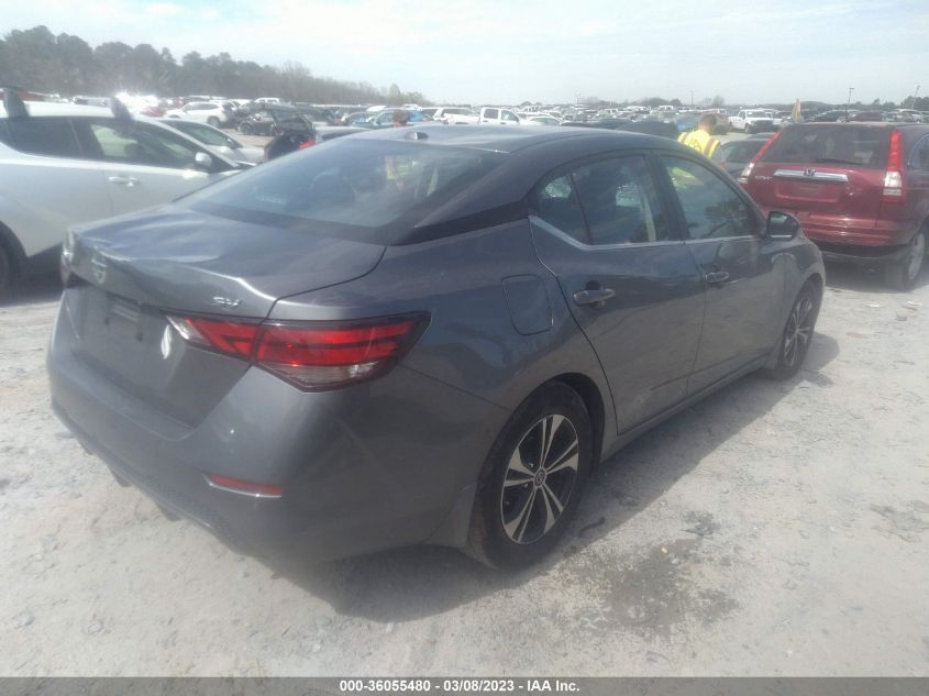 2022 NISSAN SENTRA SV VIN: 3N1AB8CV7NY234236