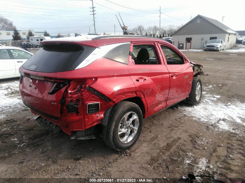 2022 HYUNDAI TUCSON SEL VIN: 5NMJBCAE8NH117665