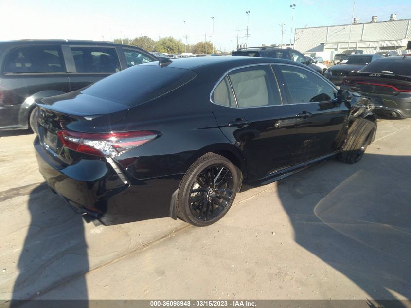 2022 TOYOTA CAMRY XSE VIN: 4T1K61AK1NU076562