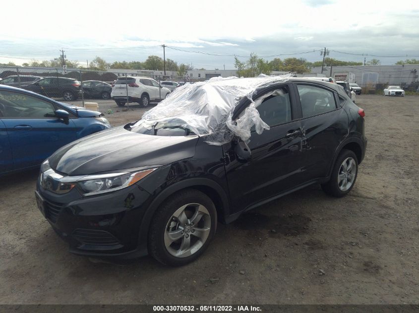 2021 HONDA HR-V LX VIN: 3CZRU6H39MM752693