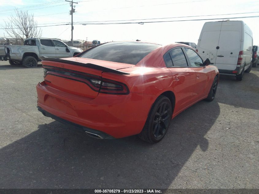2022 DODGE CHARGER SXT VIN: 2C3CDXBG4NH208992