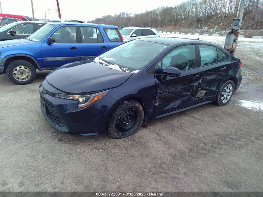2022 TOYOTA COROLLA LE VIN: 5YFEPMAE4NP315450