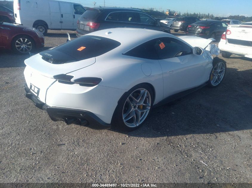 2021 FERRARI ROMA VIN: ZFF98RNA6M0262974