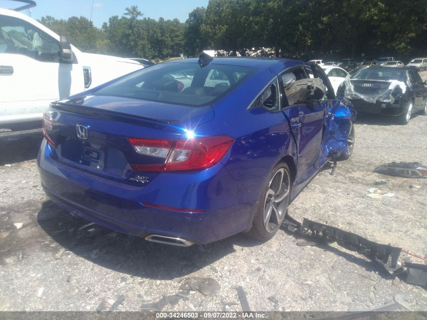 2021 HONDA ACCORD SEDAN SPORT VIN: 1HGCV2F39MA033592