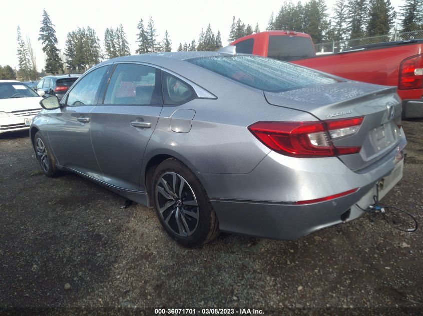 2022 HONDA ACCORD HYBRID EX-L VIN: 1HGCV3F50NA009304