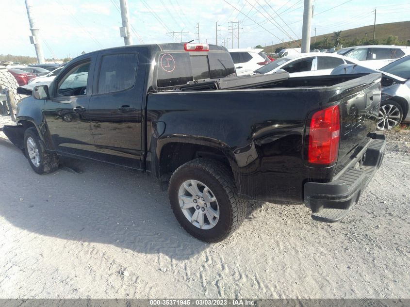 2021 CHEVROLET COLORADO 2WD LT VIN: 1GCGSCEN0M1238770