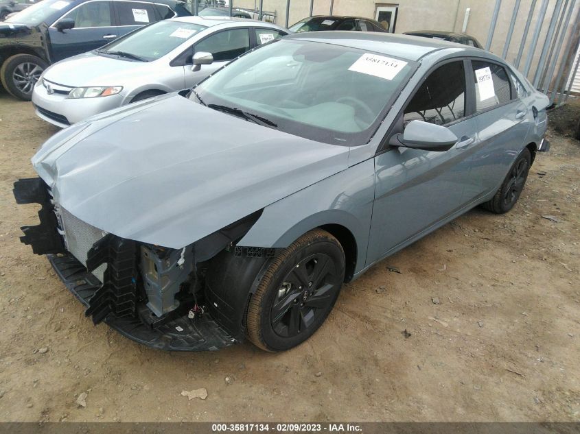 2023 HYUNDAI ELANTRA HYBRID BLUE VIN: KMHLM4AJ0PU036947