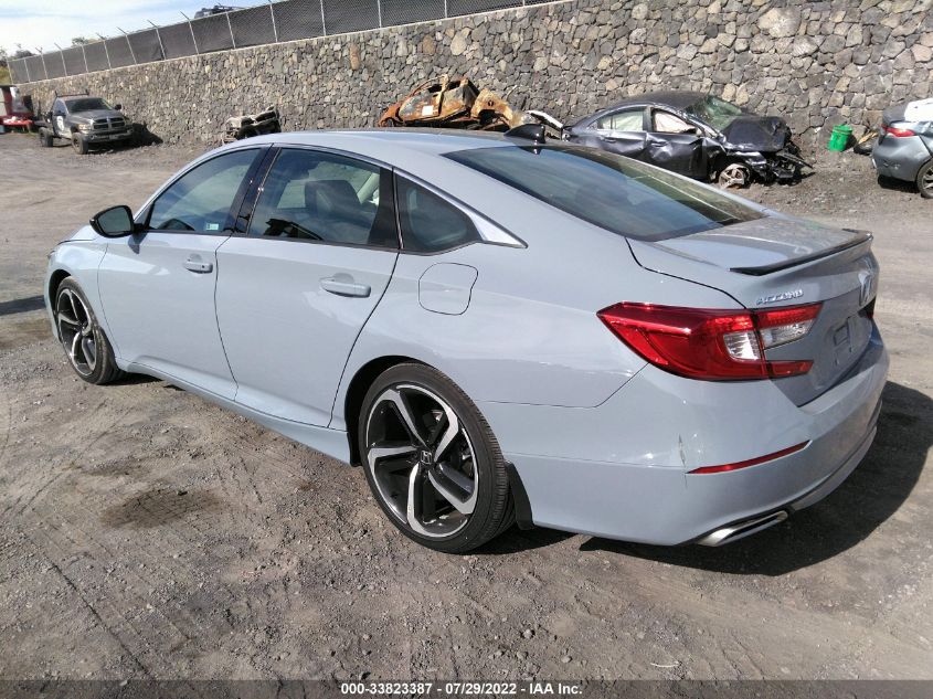 2021 HONDA ACCORD SEDAN SPORT SE VIN: 1HGCV1F47MA093048
