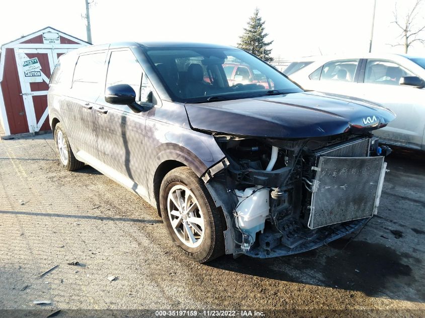 2022 KIA CARNIVAL LXS VIN: KNDNB4H32N6116276