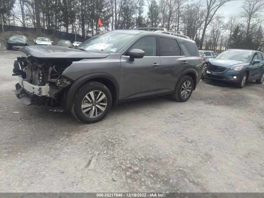 2022 NISSAN PATHFINDER SL VIN: 5N1DR3CC2NC243616