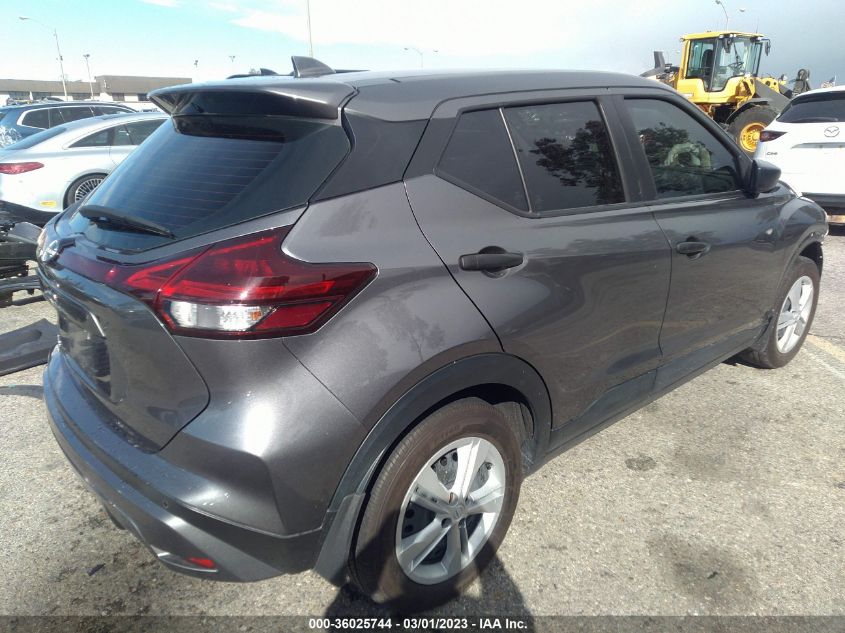 2022 NISSAN KICKS S VIN: 3N1CP5BV4NL487196