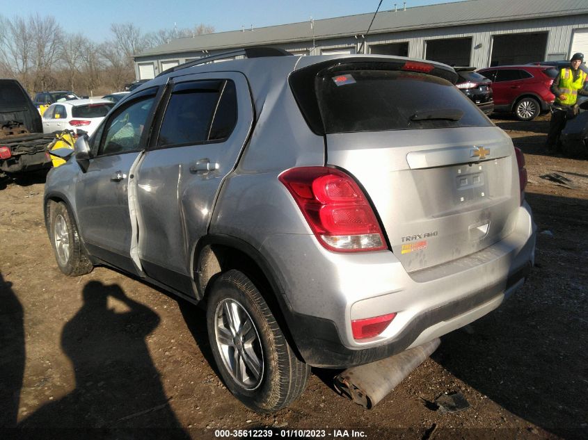 2022 CHEVROLET TRAX LT VIN: KL7CJPSM3NB559618
