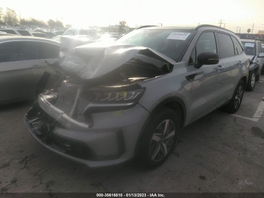 2022 KIA SORENTO EX VIN: 5XYRH4LF7NG119639