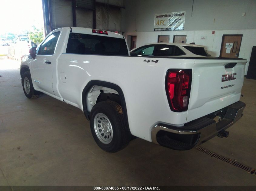 2022 GMC SIERRA 1500 PRO VIN: 3GTNUAEK3NG528290
