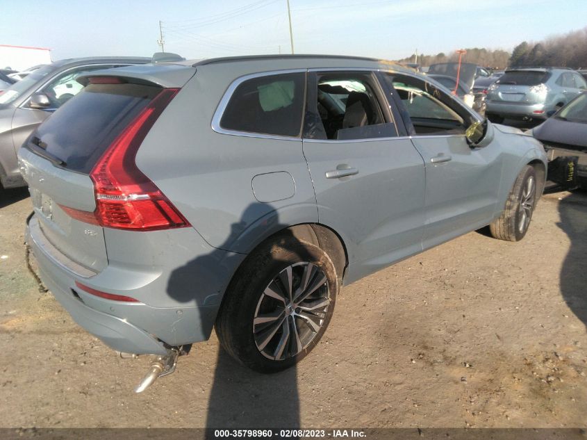 2022 VOLVO XC60 MOMENTUM VIN: YV4L12DK1N1002744