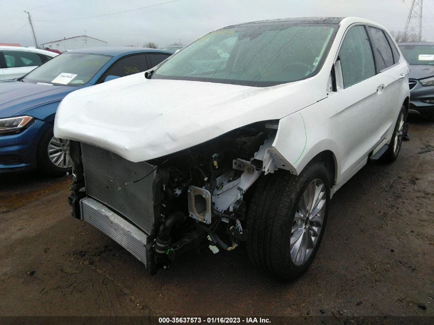 2022 FORD EDGE TITANIUM VIN: 2FMPK4K93NBA19333