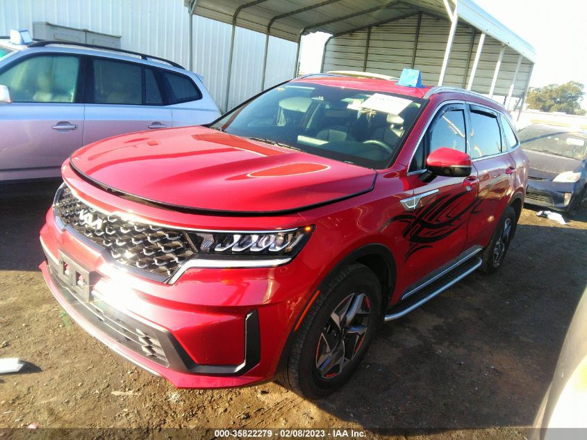 2022 KIA SORENTO HYBRID S VIN: KNDRG4LG0N5086648