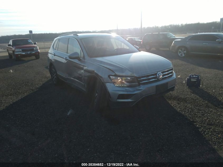 2021 VOLKSWAGEN TIGUAN SE/SE R-LINE BLACK/SEL VIN: 3VV3B7AX3MM146585