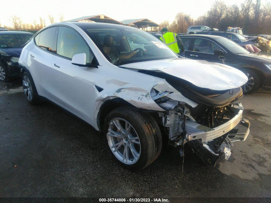 2022 TESLA MODEL Y LONG RANGE VIN: 7SAYGDEE0NF435624