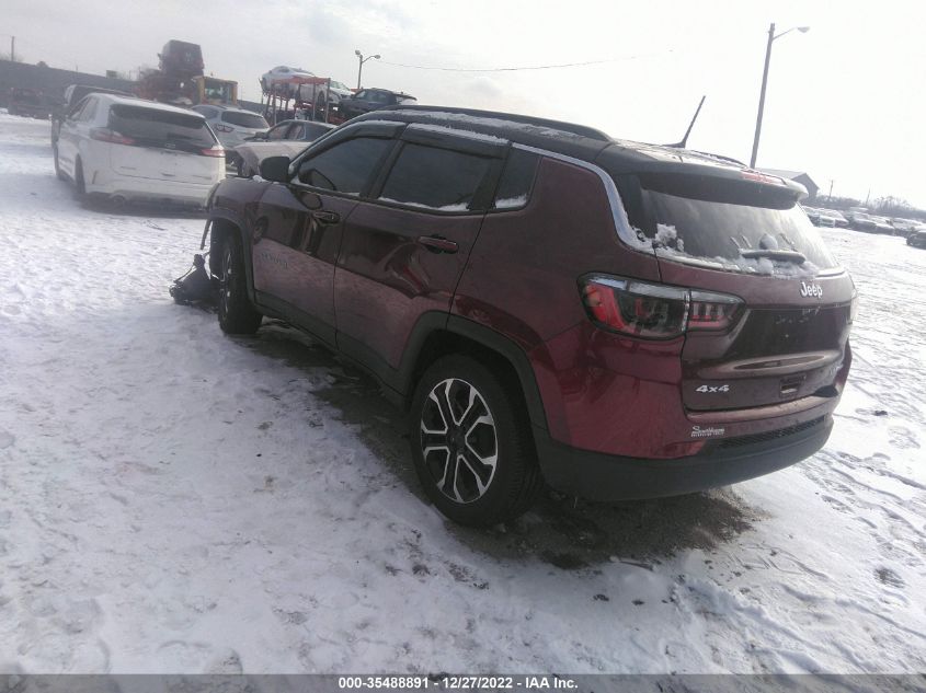 2022 JEEP COMPASS LIMITED VIN: 3C4NJDCB2NT198873