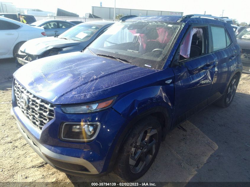2022 HYUNDAI VENUE LIMITED VIN: KMHRC8A36NU203668