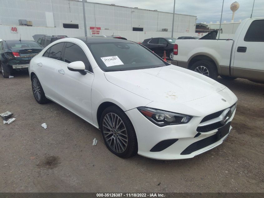 2021 MERCEDES-BENZ CLA CLA 250 VIN: W1K5J4HBXMN164080