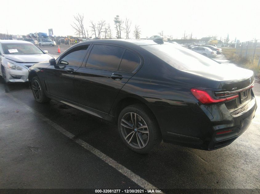 2021 BMW 7 SERIES 740I XDRIVE VIN: WBA7T4C0XMCG72077