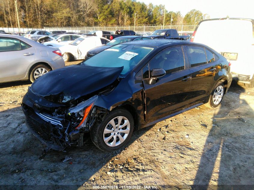 2022 TOYOTA COROLLA LE VIN: JTDEPMAE0NJ229864