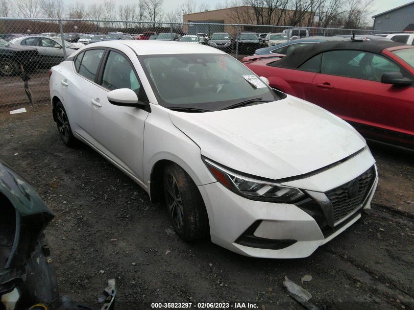 2022 NISSAN SENTRA SV VIN: 3N1AB8CV8NY235590
