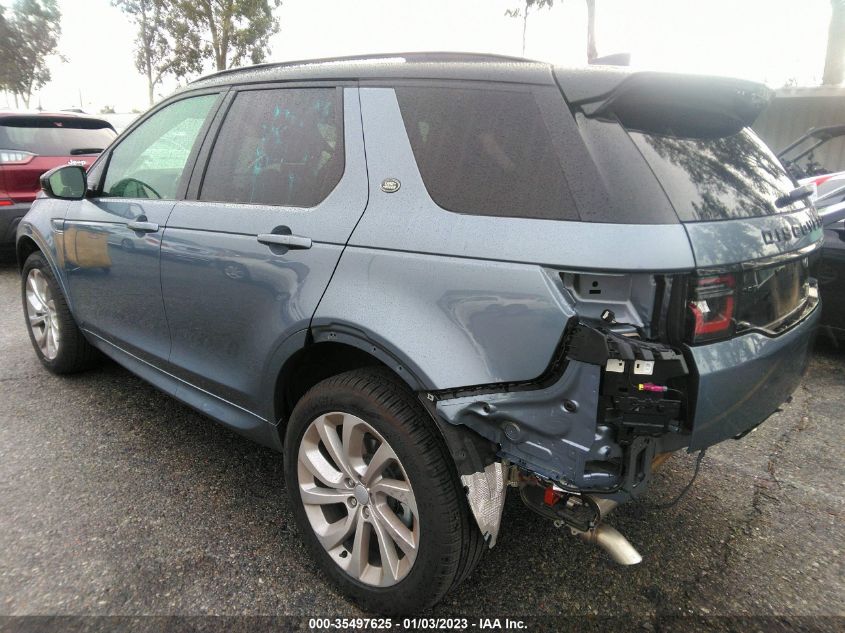 2023 LAND ROVER DISCOVERY SPORT S R-DYNAMIC VIN: SALCT2FXXPH321620
