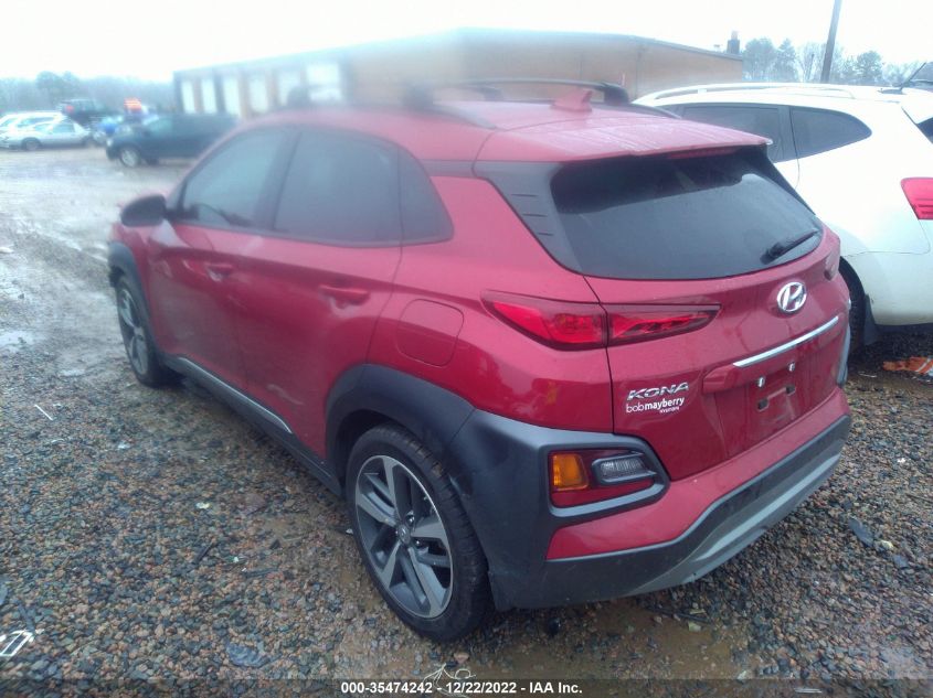 2021 HYUNDAI KONA ULTIMATE VIN: KM8K53A57MU692838