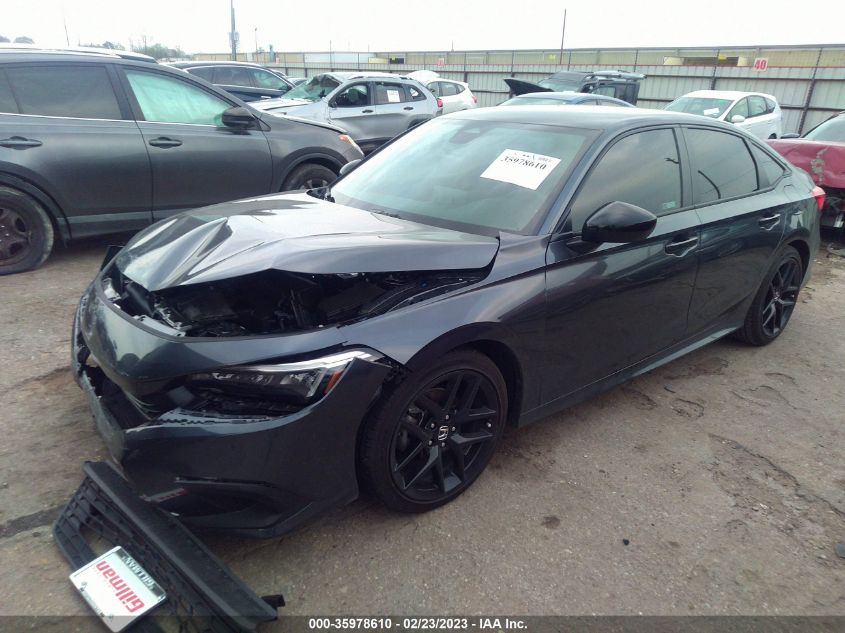 2023 HONDA CIVIC SEDAN SPORT VIN: 2HGFE2F52PH502641