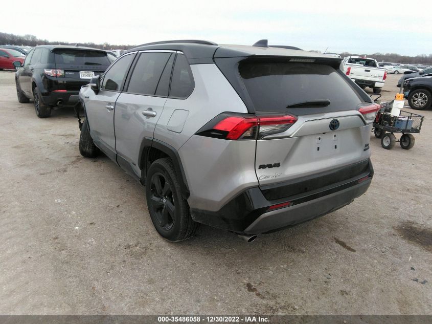 2020 TOYOTA RAV4 HYBRID XSE VIN: 2T3EWRFV5LW088443