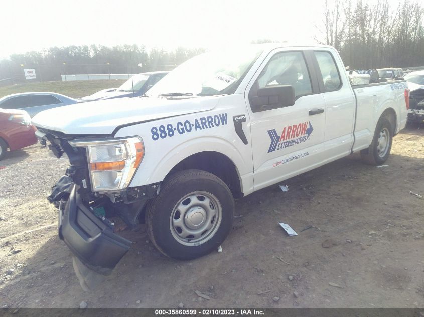 2022 FORD F-150 XL/XLT VIN: 1FTEX1CB2NKE07396