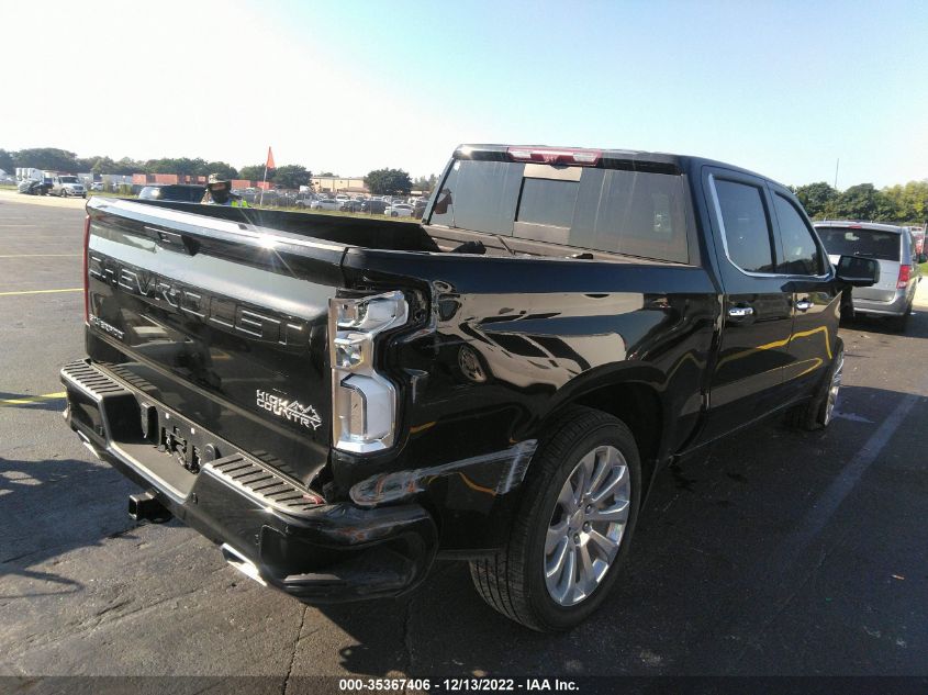 2022 CHEVROLET SILVERADO 1500 LTD HIGH COUNTRY VIN: 1GCUYHEL7NZ122868